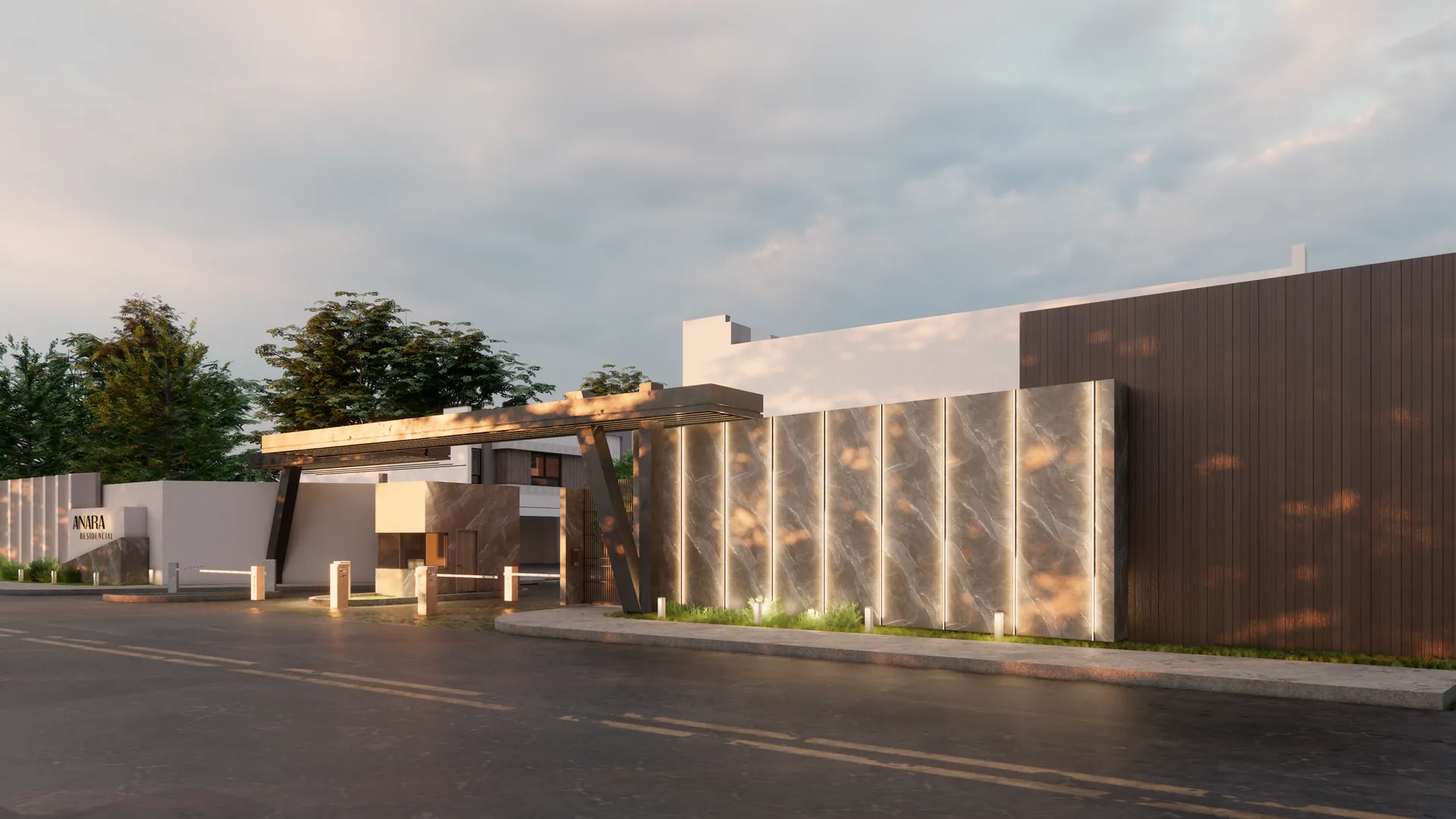 Caseta de control de Anara Residencial