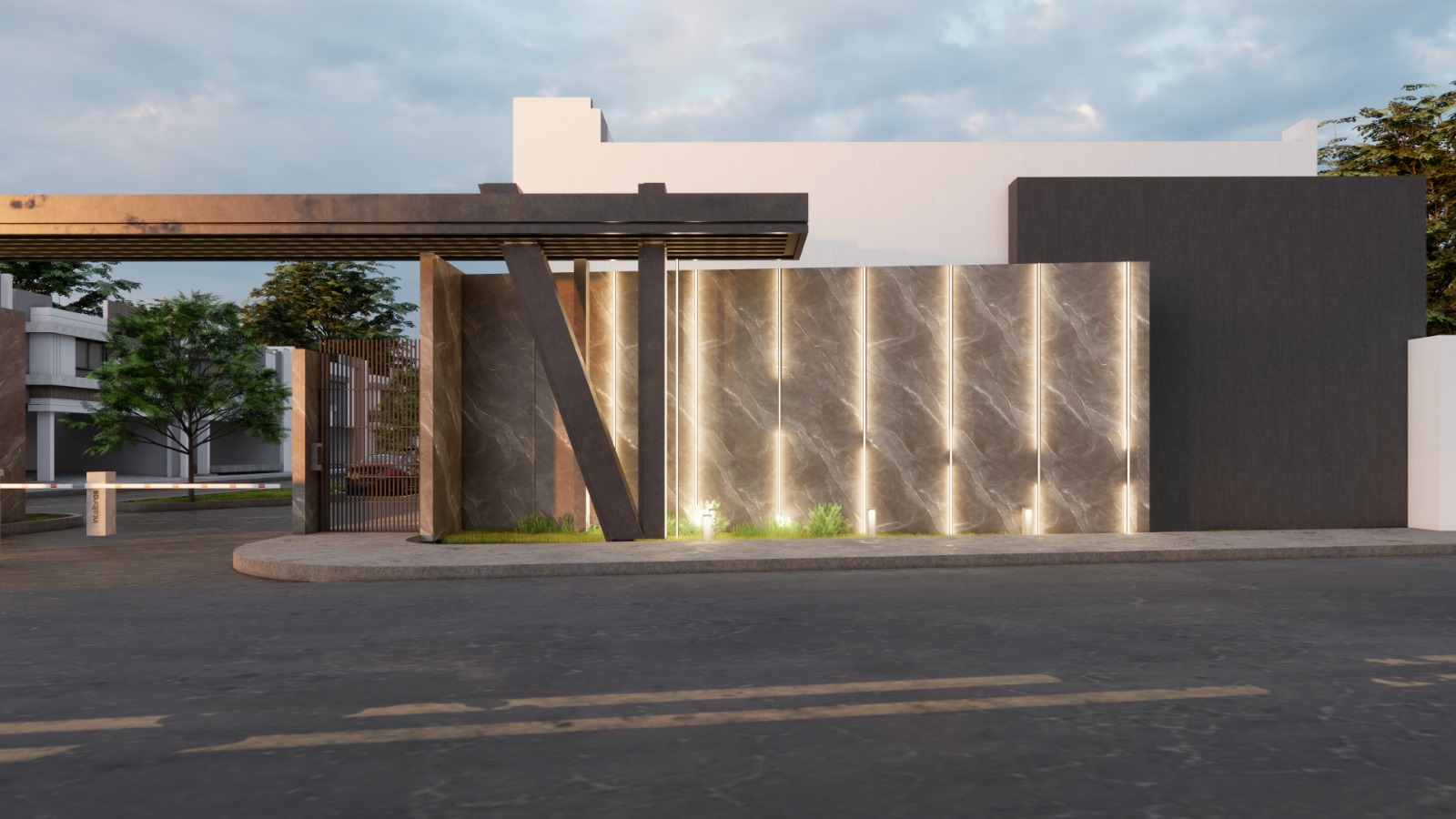 Detalle arquitectónico de un desarrollo COINHA
