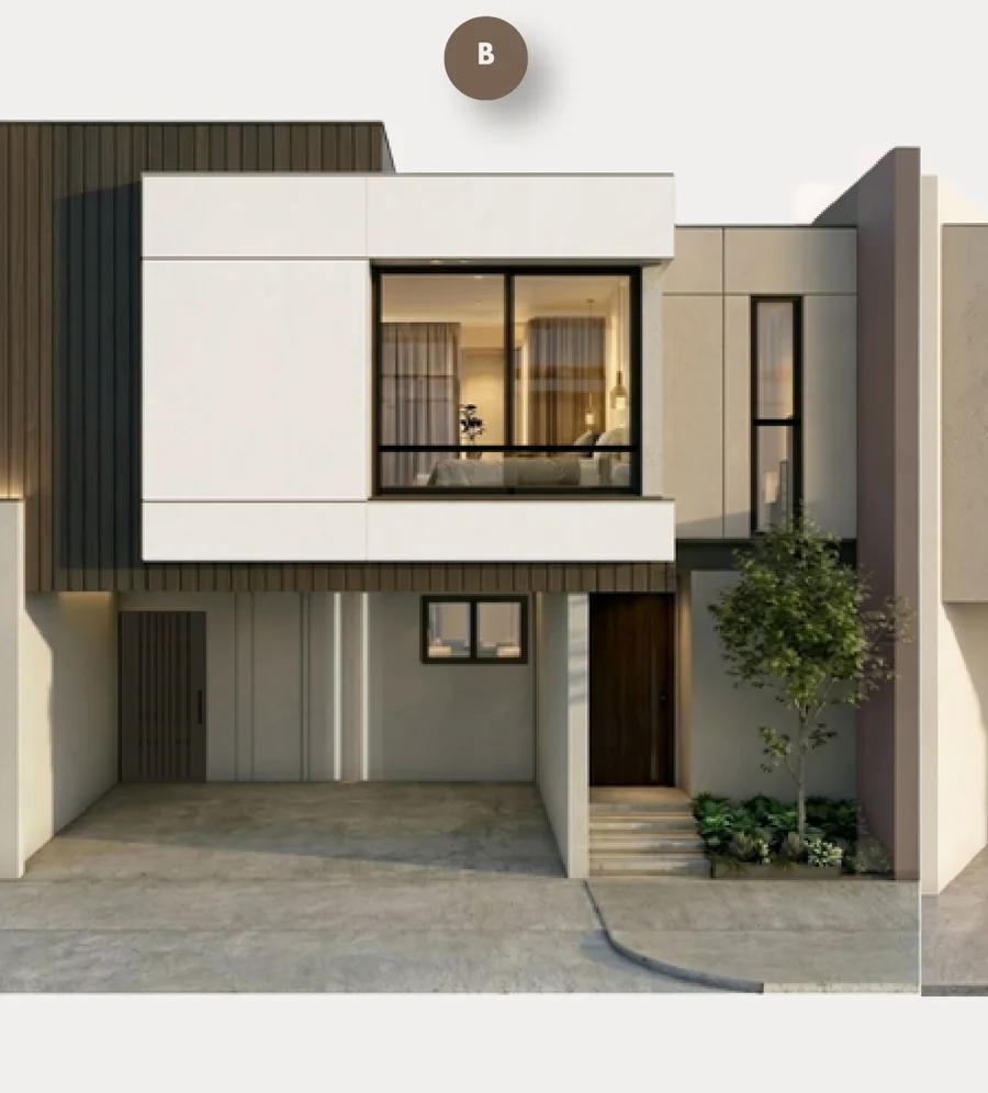 Fachada Tipo B de Lomas Residencial